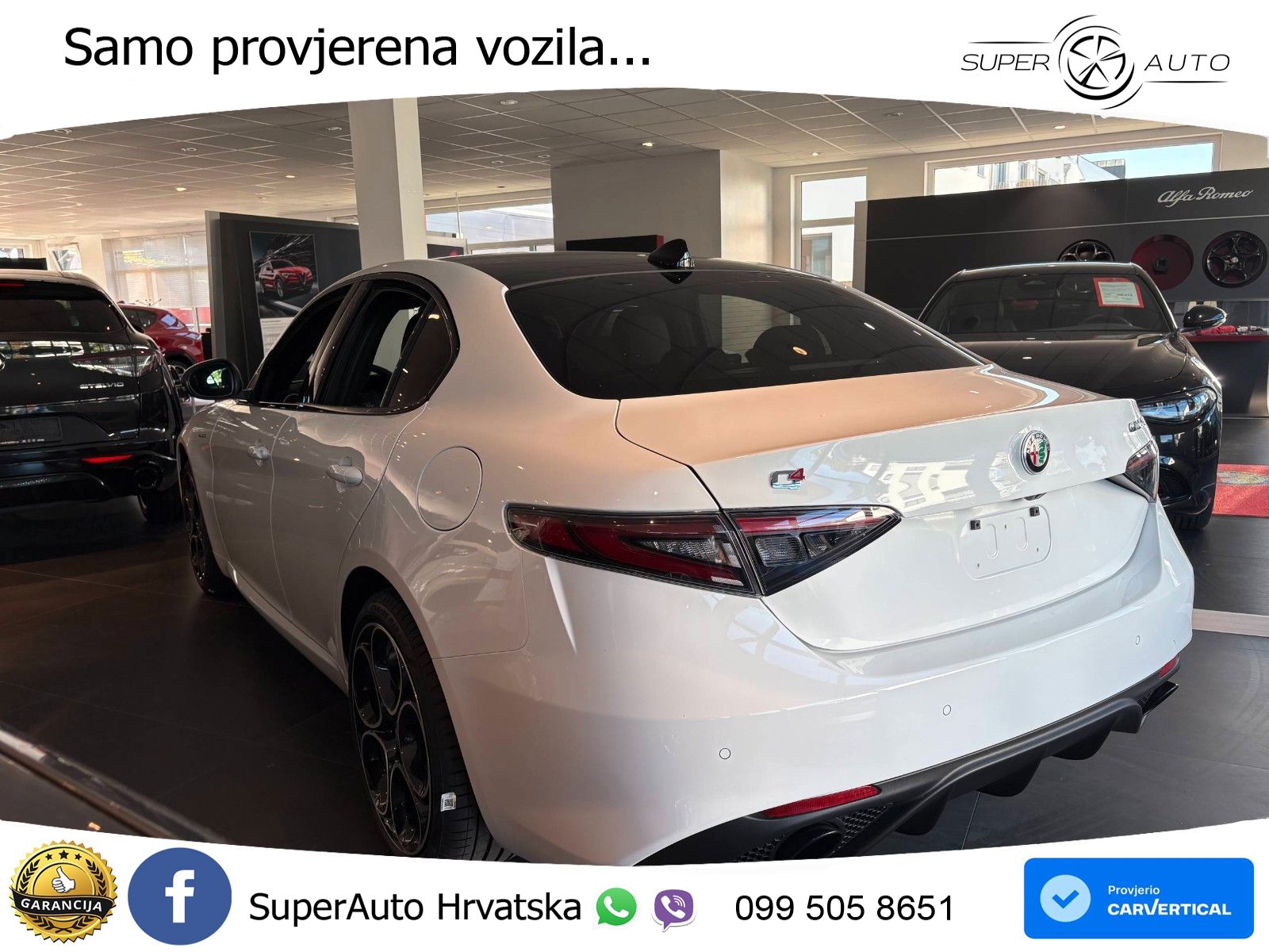 Alfa Romeo Giulia 2.0 Turbo (280 KS) Q4 Automatic LED+GR SJED+ACC