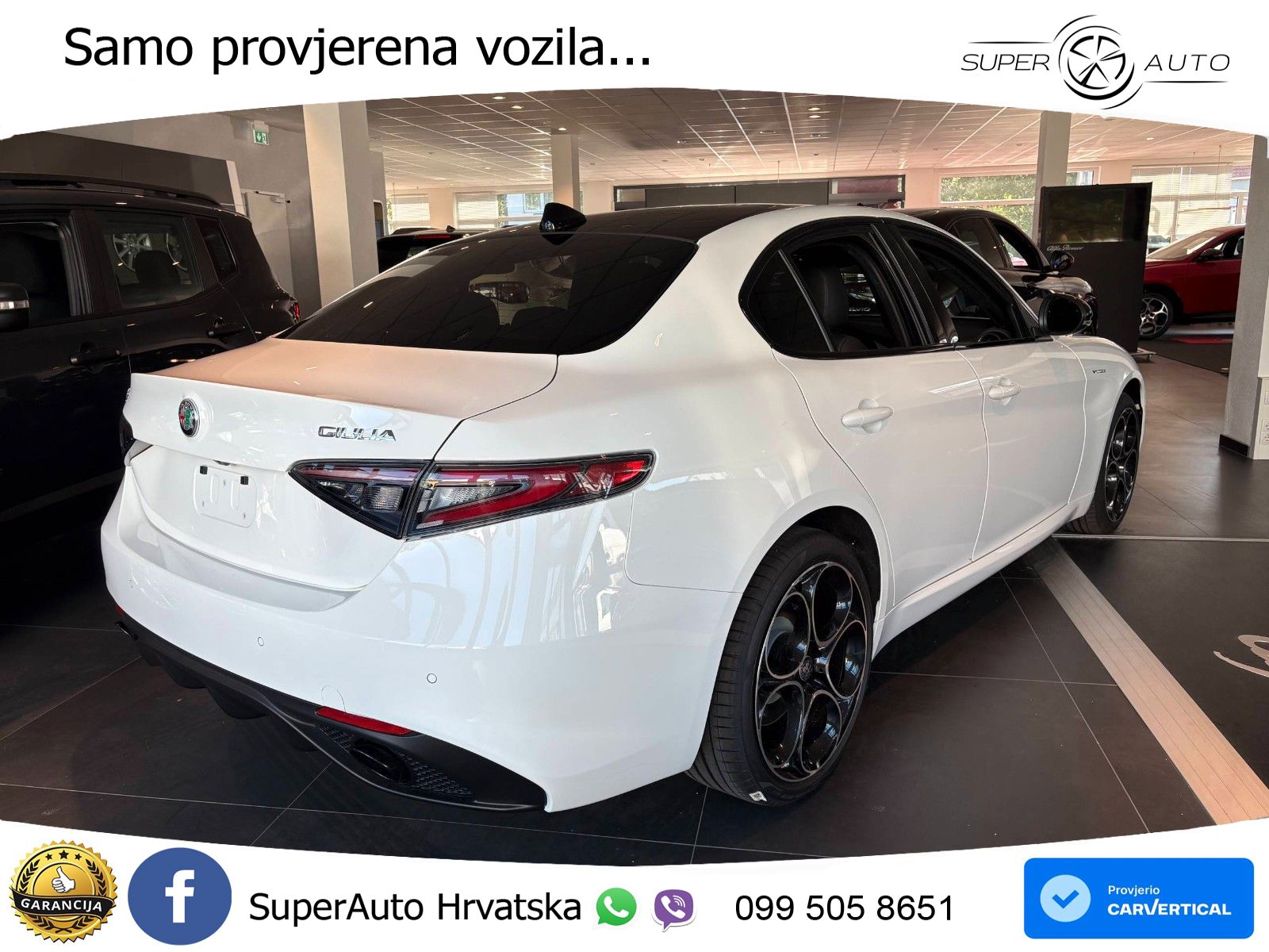 Alfa Romeo Giulia 2.0 Turbo (280 KS) Q4 Automatic LED+GR SJED+ACC