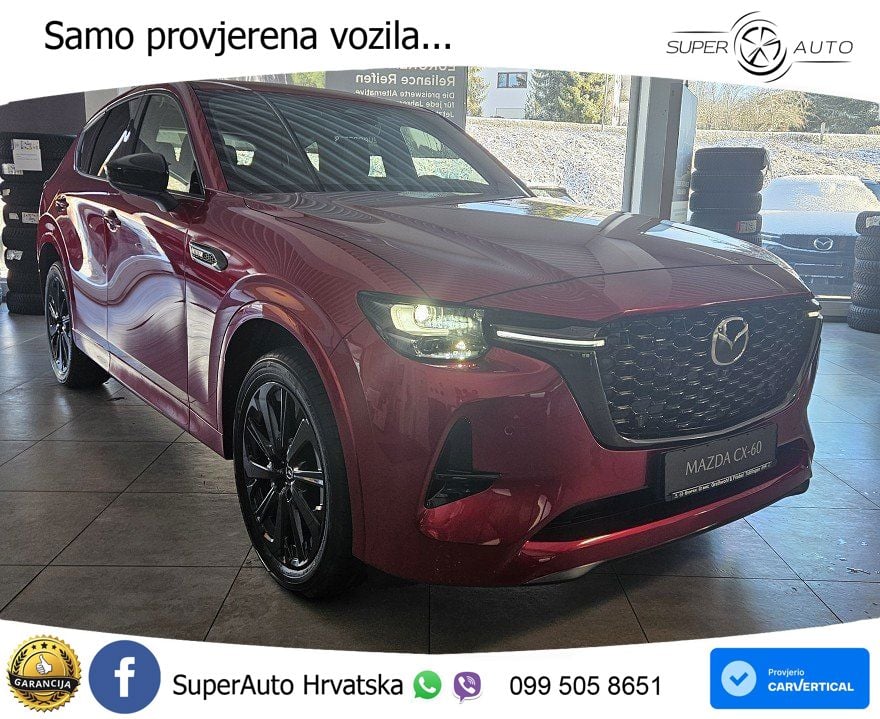 Mazda CX-60 3.3 e-Skyactiv D (254 KS) AWD Automatic MATRIX+GR SJED+KAM