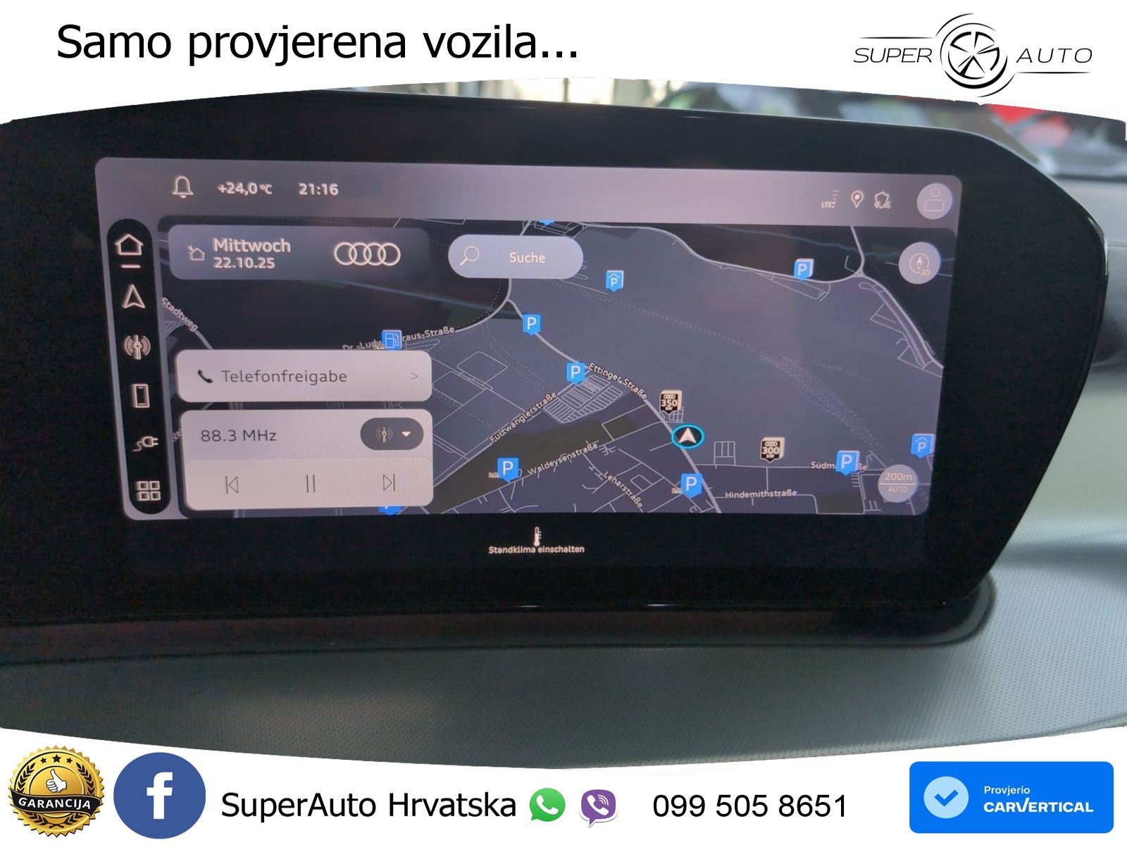 Audi Q3 1.5 TFSIe (272 KS) S tronic S line MATRIX+GR SJED+KAM