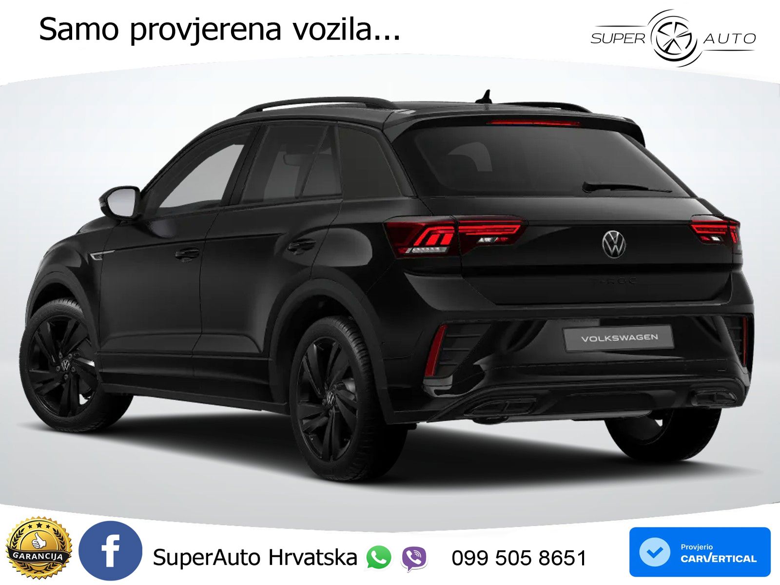 Volkswagen T-Roc 1.5 TSI (150 KS) DSG R-Line LED+GR SJED+ACC