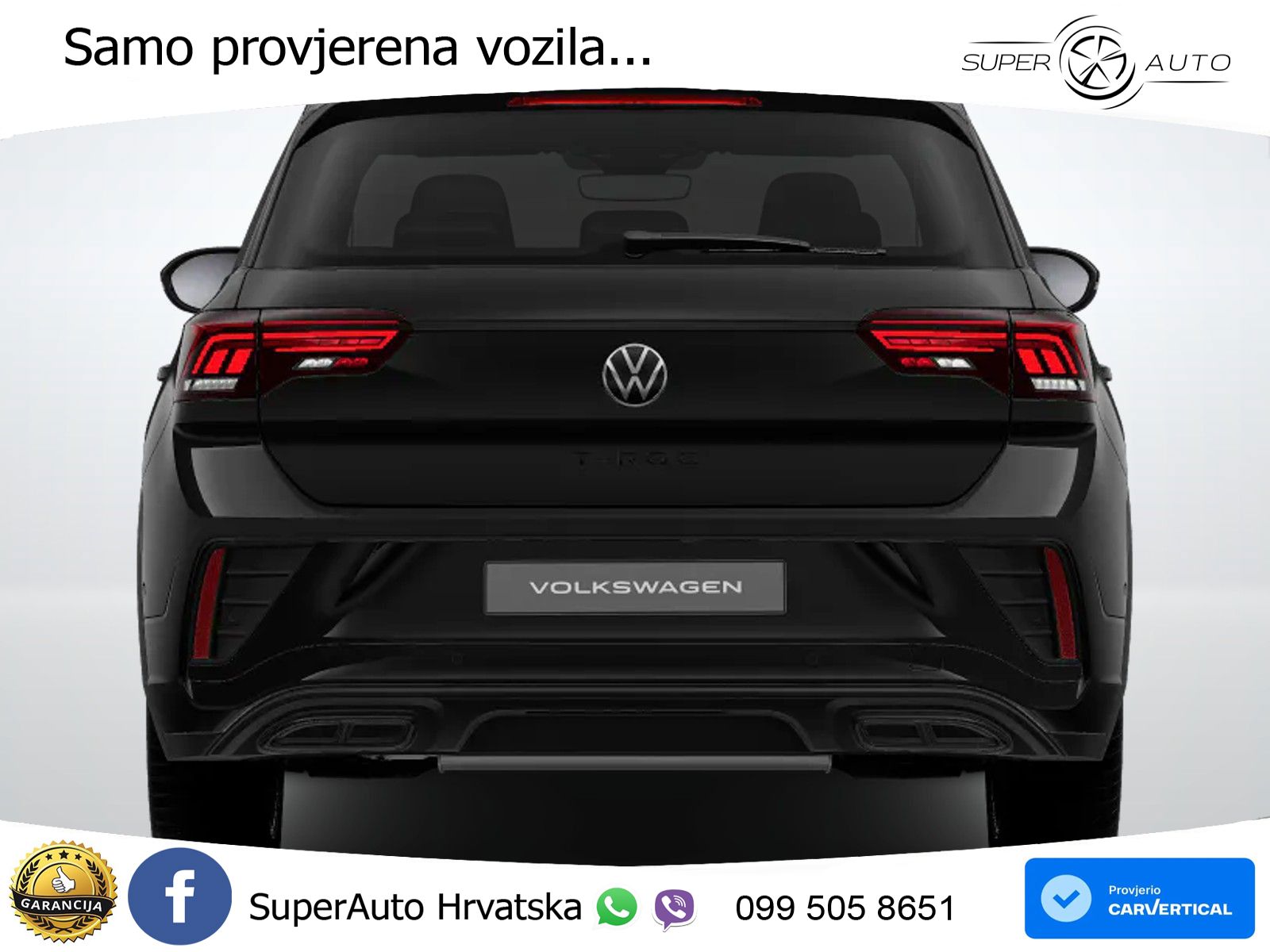 Volkswagen T-Roc 1.5 TSI (150 KS) DSG R-Line LED+GR SJED+ACC