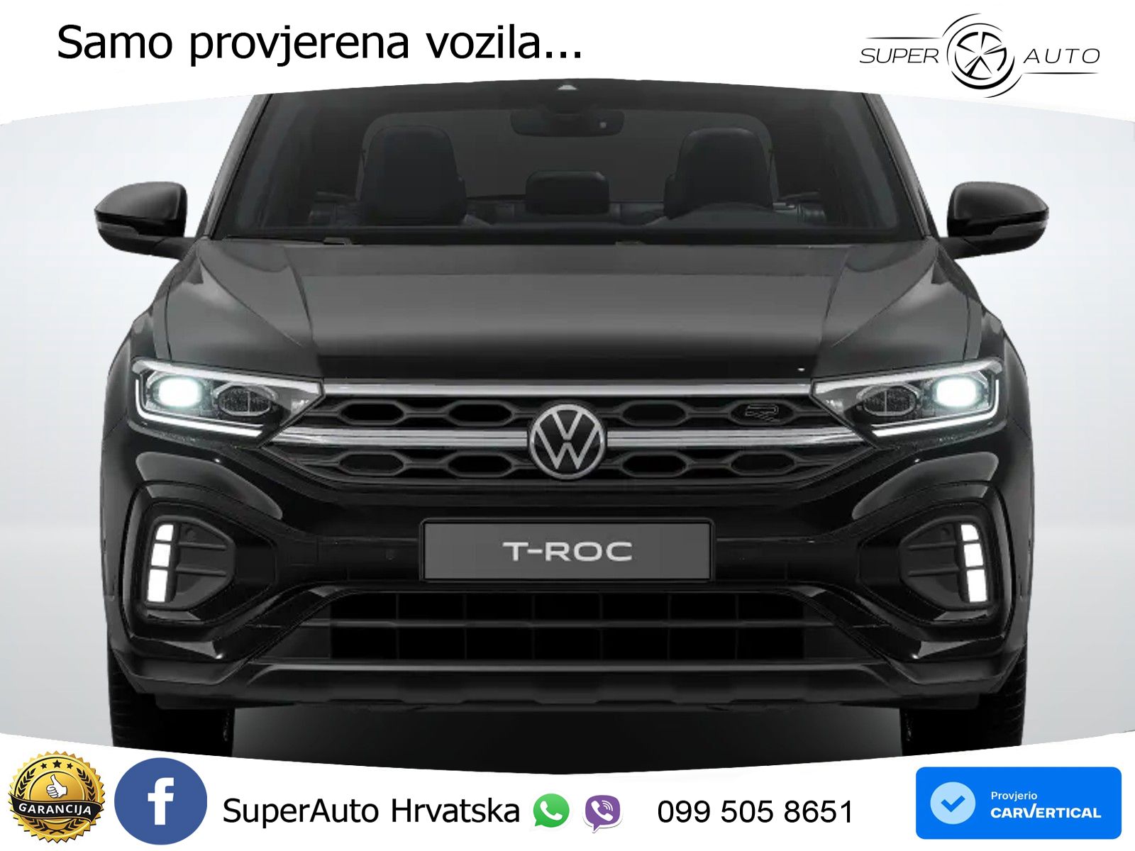 Volkswagen T-Roc 1.5 TSI (150 KS) DSG R-Line LED+GR SJED+ACC