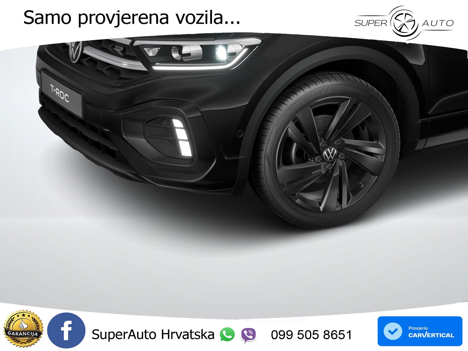Volkswagen T-Roc 1.5 TSI (150 KS) DSG R-Line LED+GR SJED+ACC