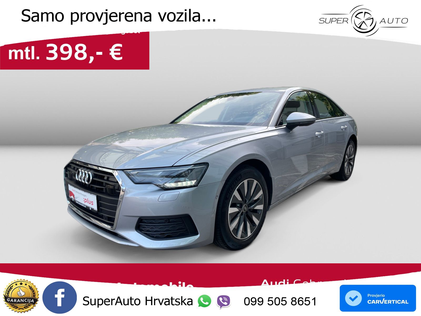 Audi A6 35 TDI (163 KS) S tronic LED+GR SJED+ACC