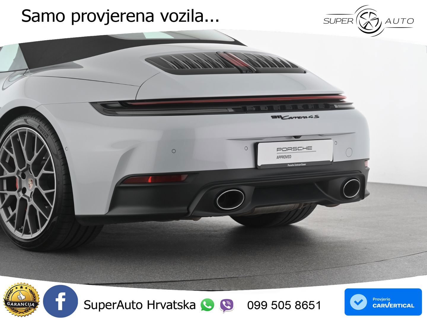 Porsche 911 Carrera 4 GTS Cabriolet 3.0 (480 KS) PDK LED+ACC