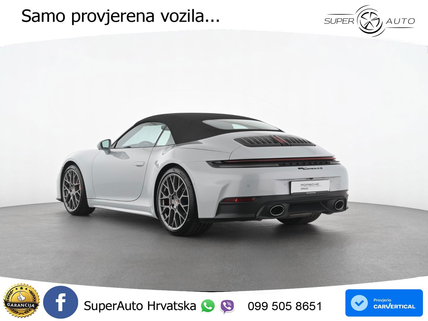 Porsche 911 Carrera 4 GTS Cabriolet 3.0 (480 KS) PDK LED+ACC