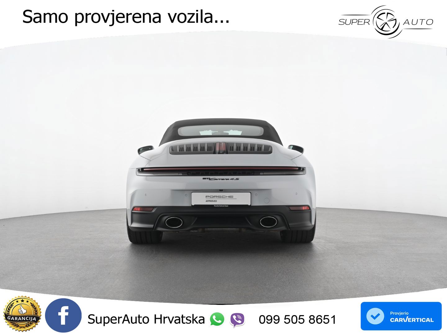 Porsche 911 Carrera 4 GTS Cabriolet 3.0 (480 KS) PDK LED+ACC