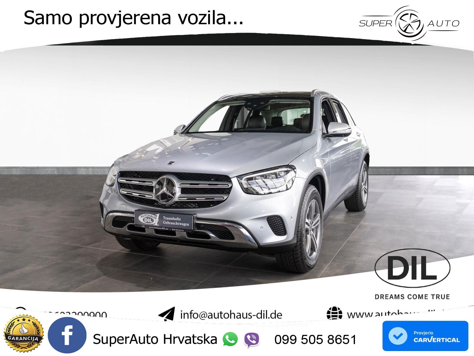 Mercedes GLC 300de (306 KS) 4MATIC 9G-TRONIC ACC+GR SJED+360+PANO