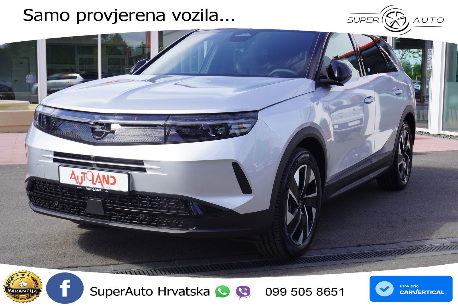 Opel Grandland 1.2 Turbo (145 KS) Hybrid eDCT Ultimate LED+GR SJED+ACC