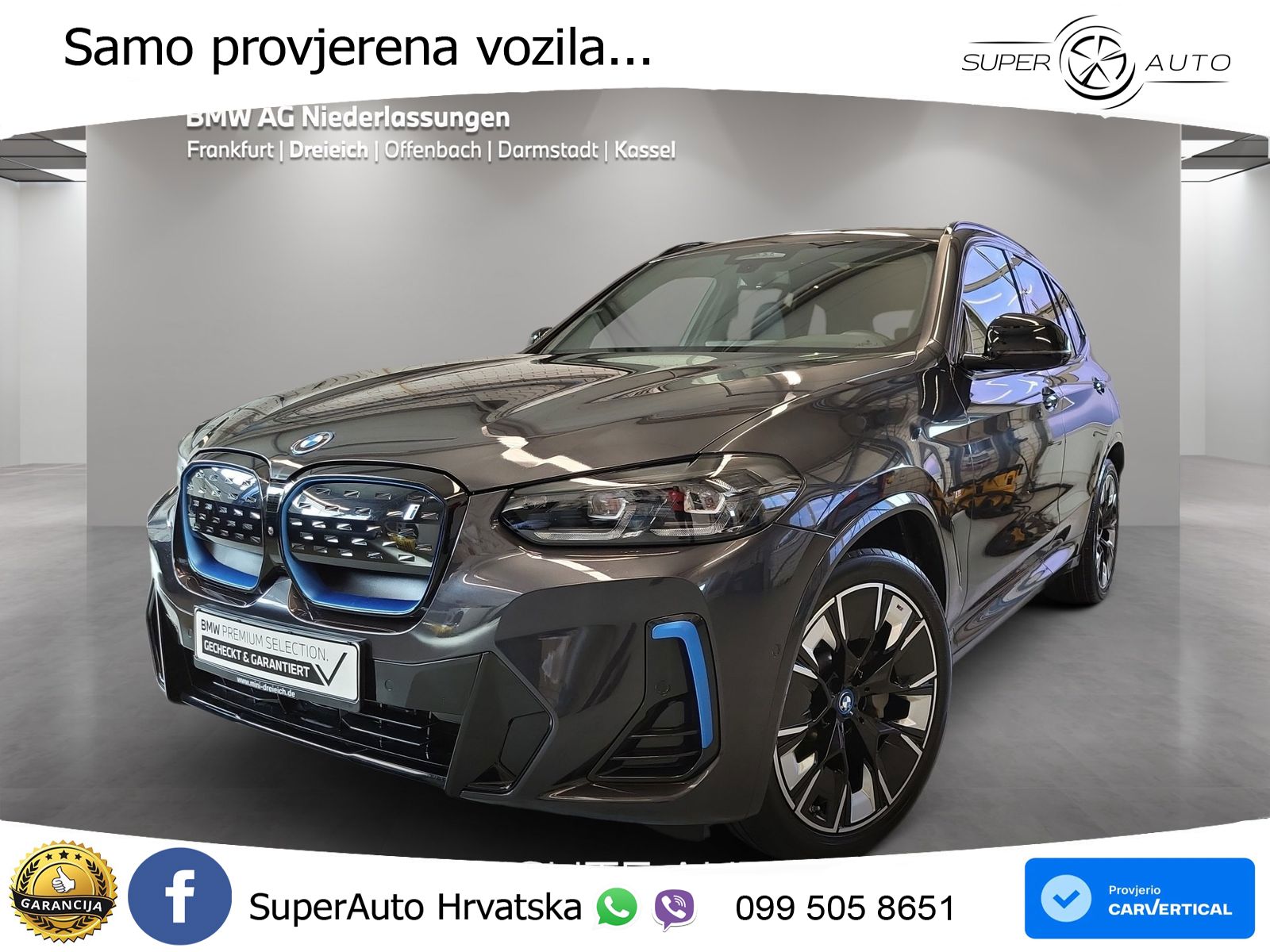 BMW iX3 80 kWh (286 KS)