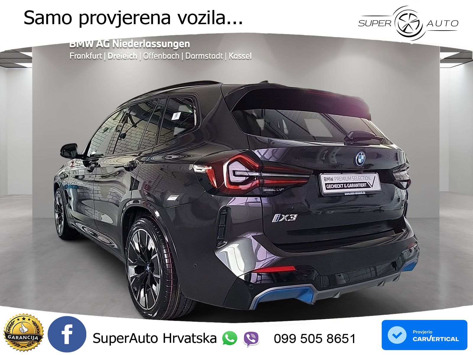 BMW iX3 80 kWh (286 KS)
