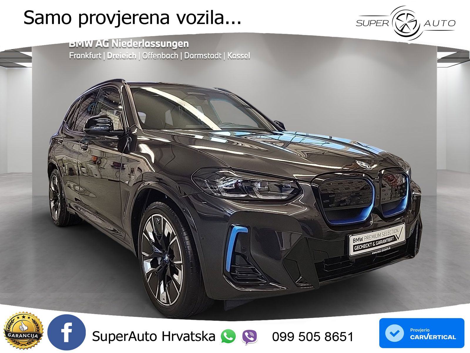BMW iX3 80 kWh (286 KS)