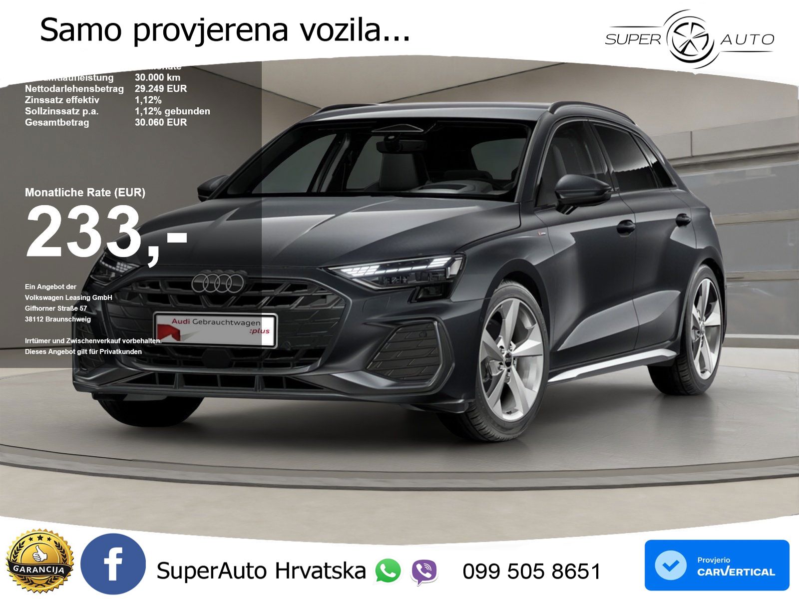 Audi A3 Sportback 30 TFSI (116 KS) Mild Hybrid S tronic S line LED+GR SJED+ACC