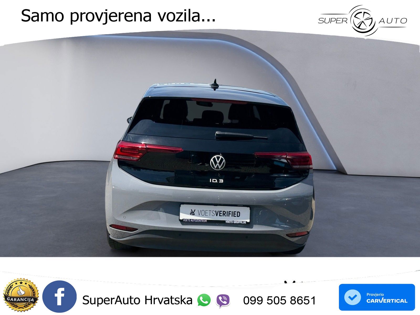 Volkswagen ID.3 Pro 62 kWh (204 KS) LED+GR SJED+ACC