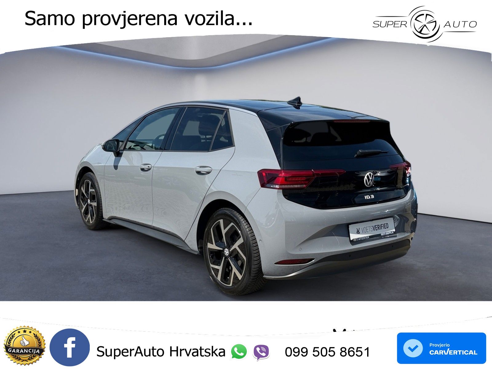 Volkswagen ID.3 Pro 62 kWh (204 KS) LED+GR SJED+ACC