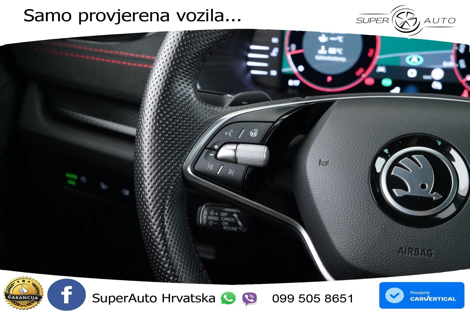 Škoda Octavia Combi RS 2.0 TSI (265 KS) DSG LED+GR SJED+ACC
