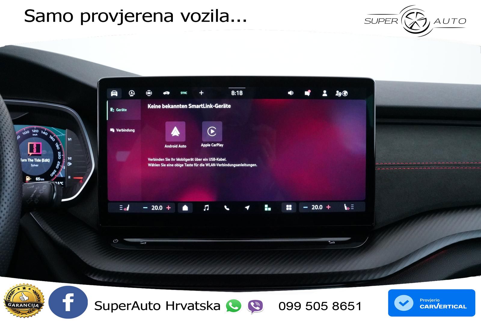 Škoda Octavia Combi RS 2.0 TSI (265 KS) DSG LED+GR SJED+ACC
