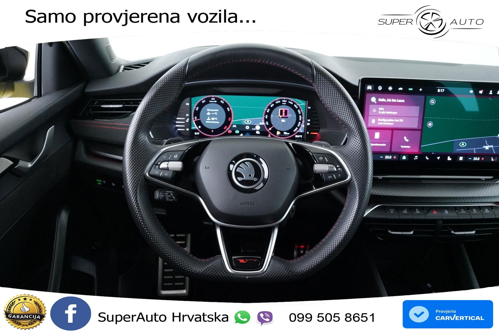 Škoda Octavia Combi RS 2.0 TSI (265 KS) DSG LED+GR SJED+ACC