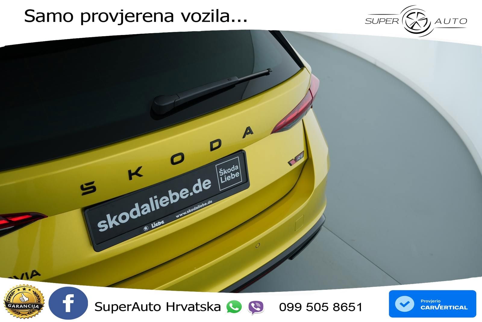 Škoda Octavia Combi RS 2.0 TSI (265 KS) DSG LED+GR SJED+ACC