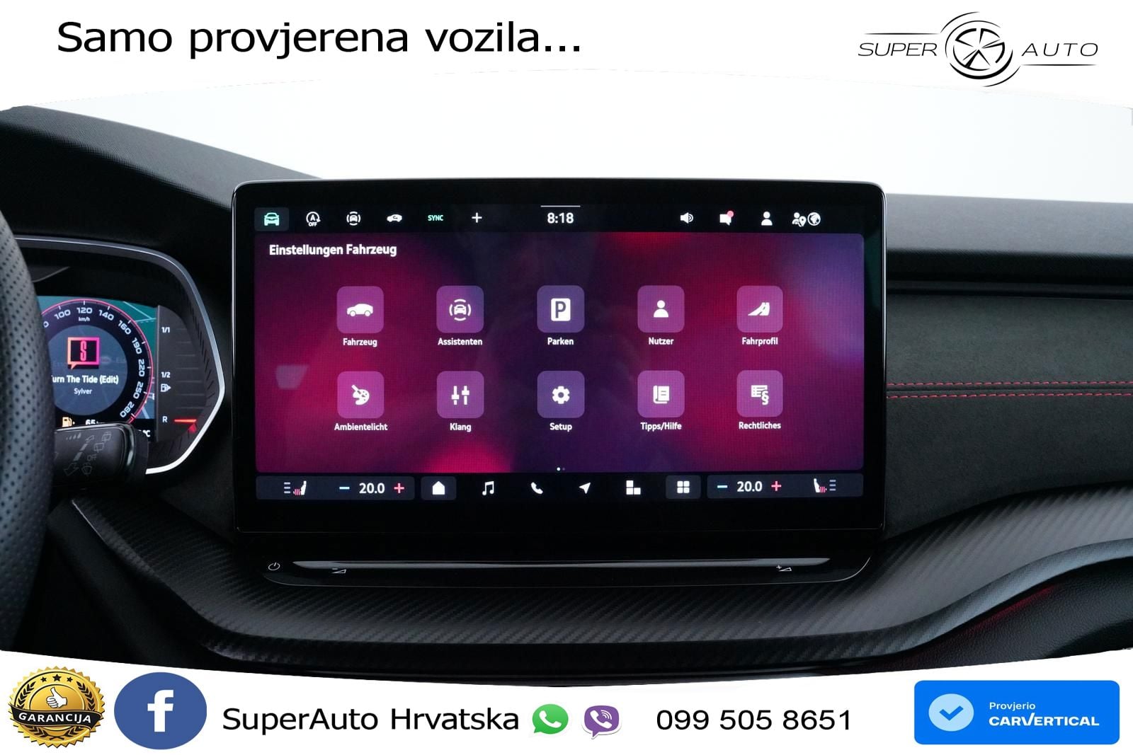 Škoda Octavia Combi RS 2.0 TSI (265 KS) DSG LED+GR SJED+ACC