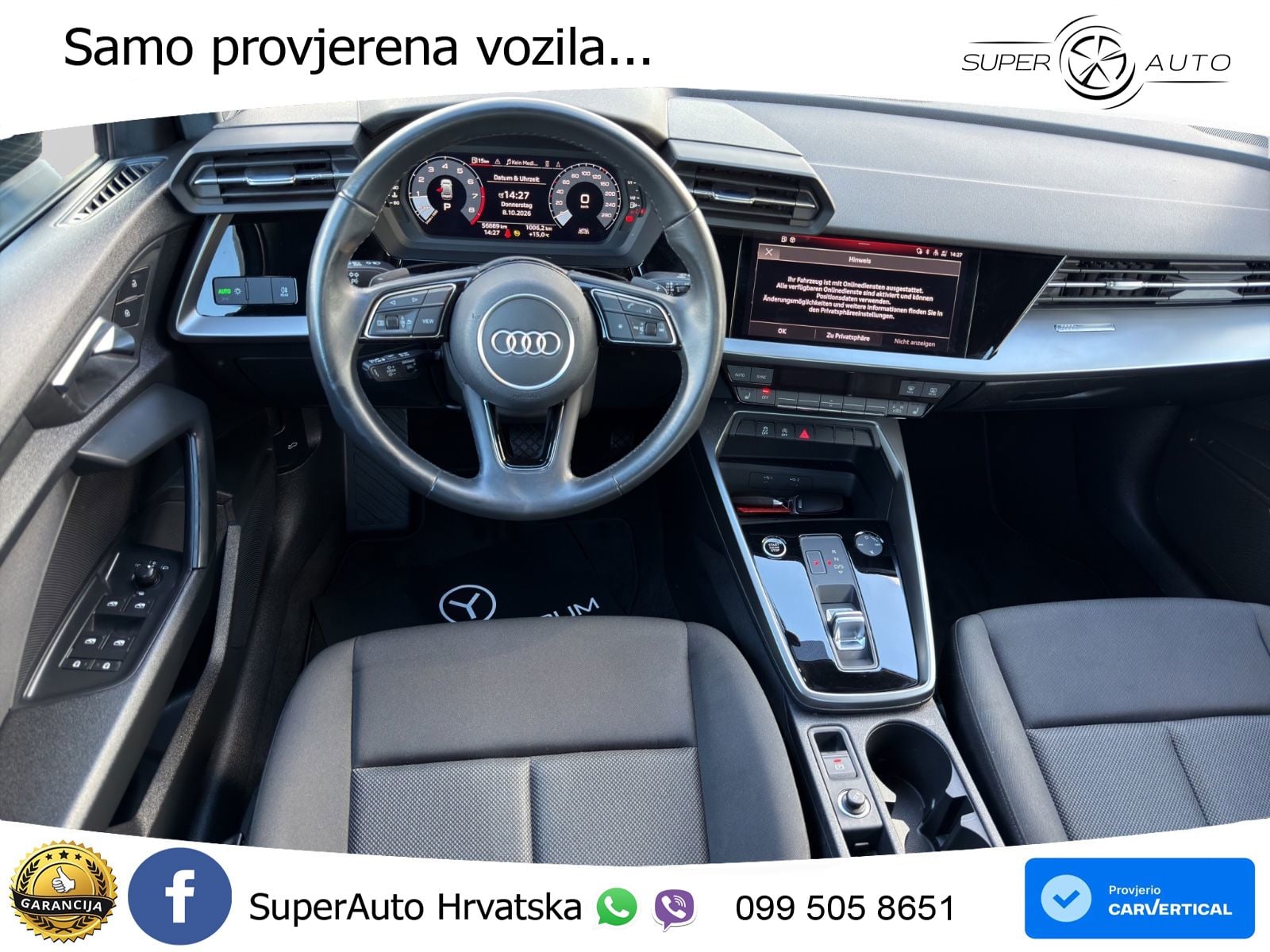 Audi A3 Limuzina 35 TFSI (150 KS) S tronic advanced LED+GR SJED+ACC