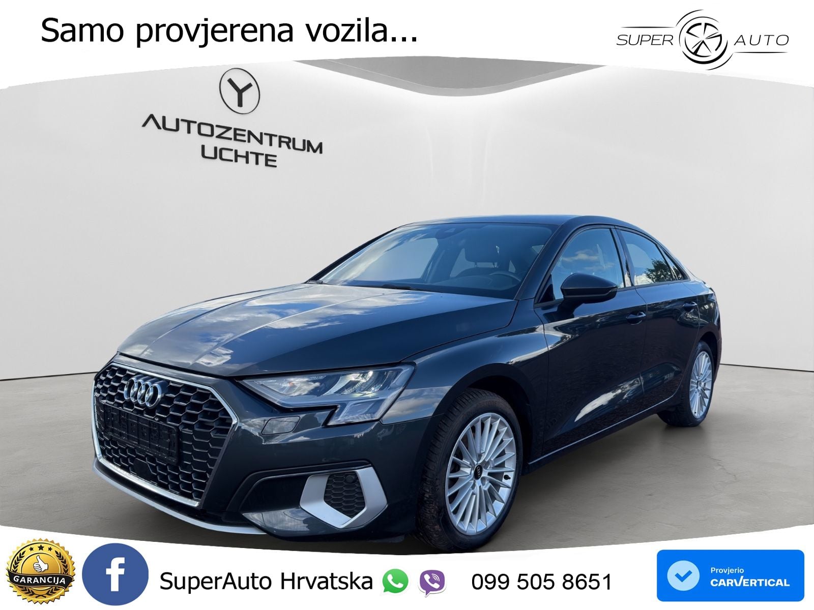 Audi A3 Limuzina 35 TFSI (150 KS) S tronic advanced LED+GR SJED+ACC