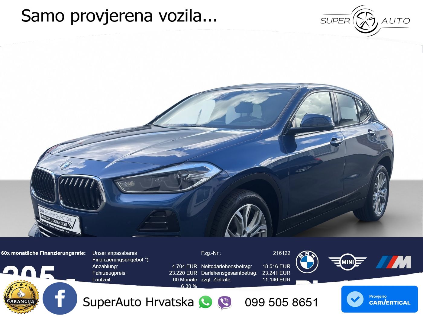 BMW X2 xDrive18d Steptronic LED+GR SJED+ACC