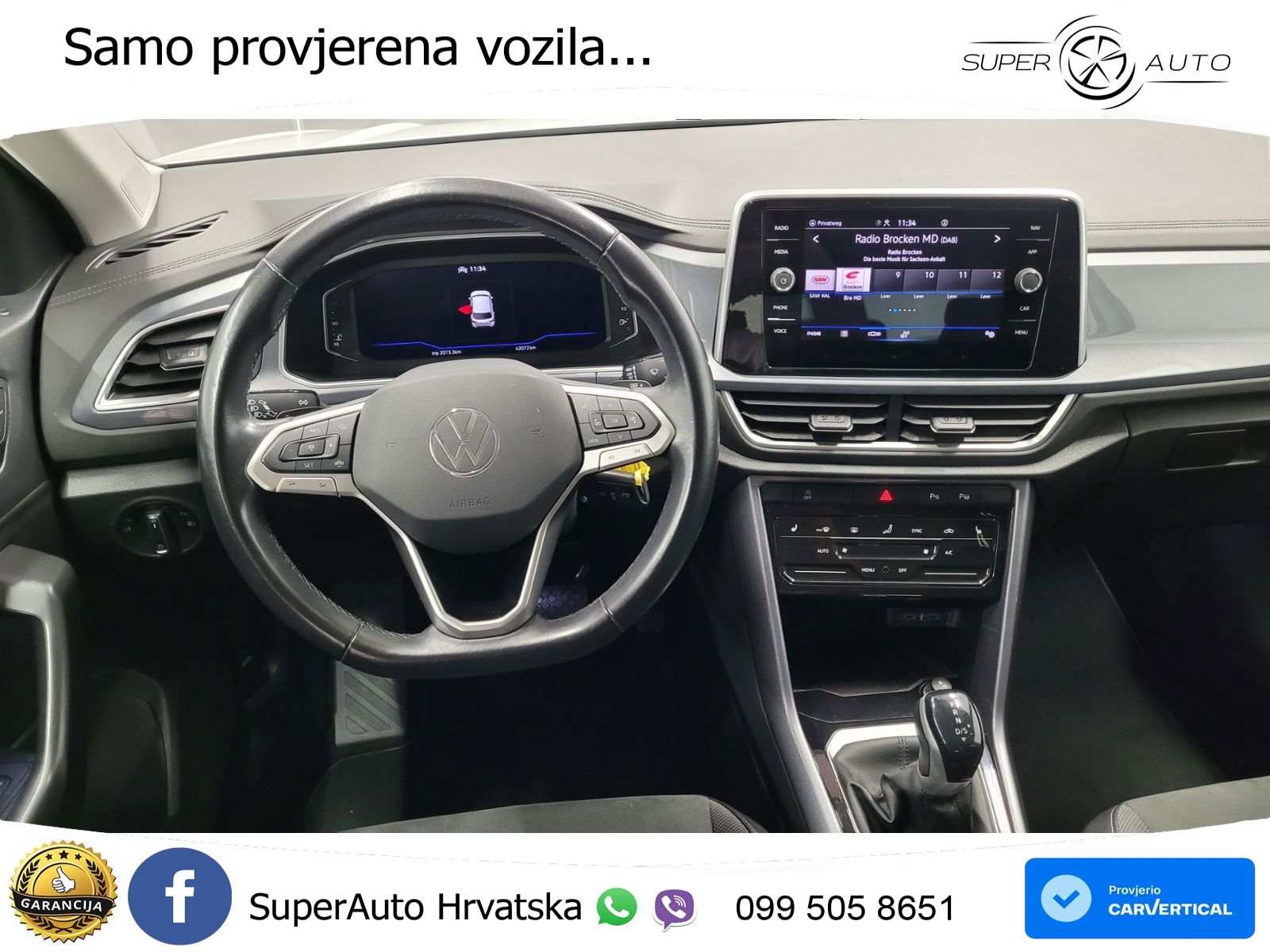 Volkswagen T-Roc 1.5 TSI (150 KS) DSG LED+GR SJED+ACC
