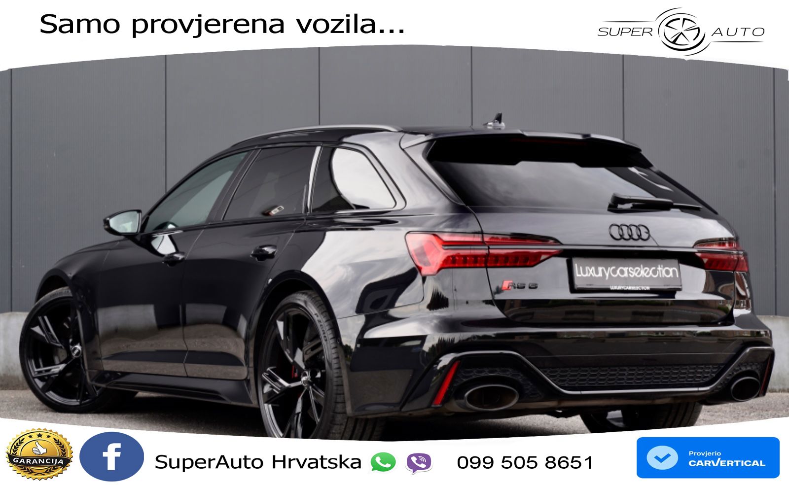 Audi RS6 Avant 4.0 TFSI V8 (600 KS) quattro Tiptronic LED+GR SJED+ACC