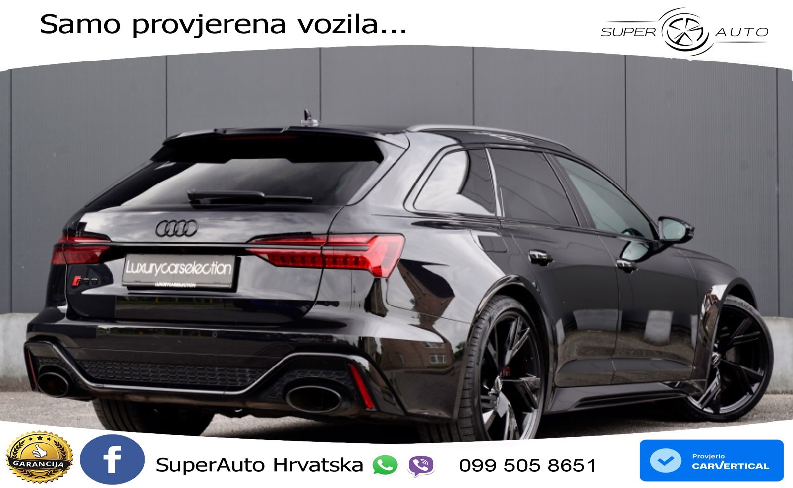 Audi RS6 Avant 4.0 TFSI V8 (600 KS) quattro Tiptronic LED+GR SJED+ACC