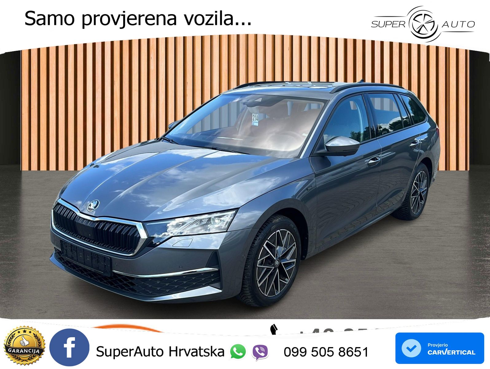 Škoda Octavia Combi 2.0 TDI (150 KS) DSG Selection LED+GR SJED+ACC