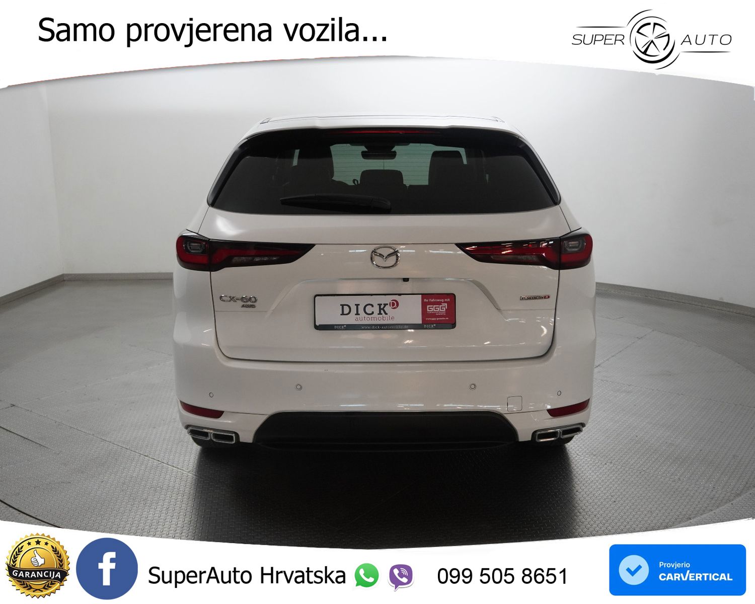 Mazda CX-60 3.3 e-Skyactiv D (254 KS) AWD Automatic LED+GR SJED+ACC