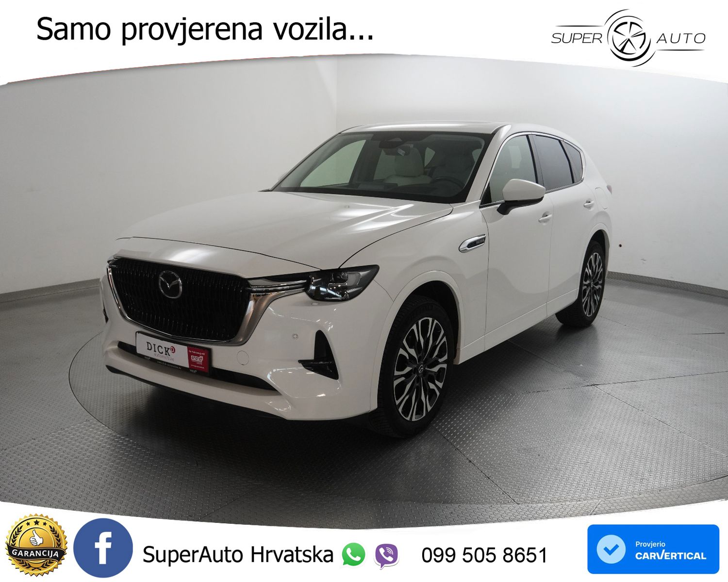 Mazda CX-60 3.3 e-Skyactiv D (254 KS) AWD Automatic LED+GR SJED+ACC