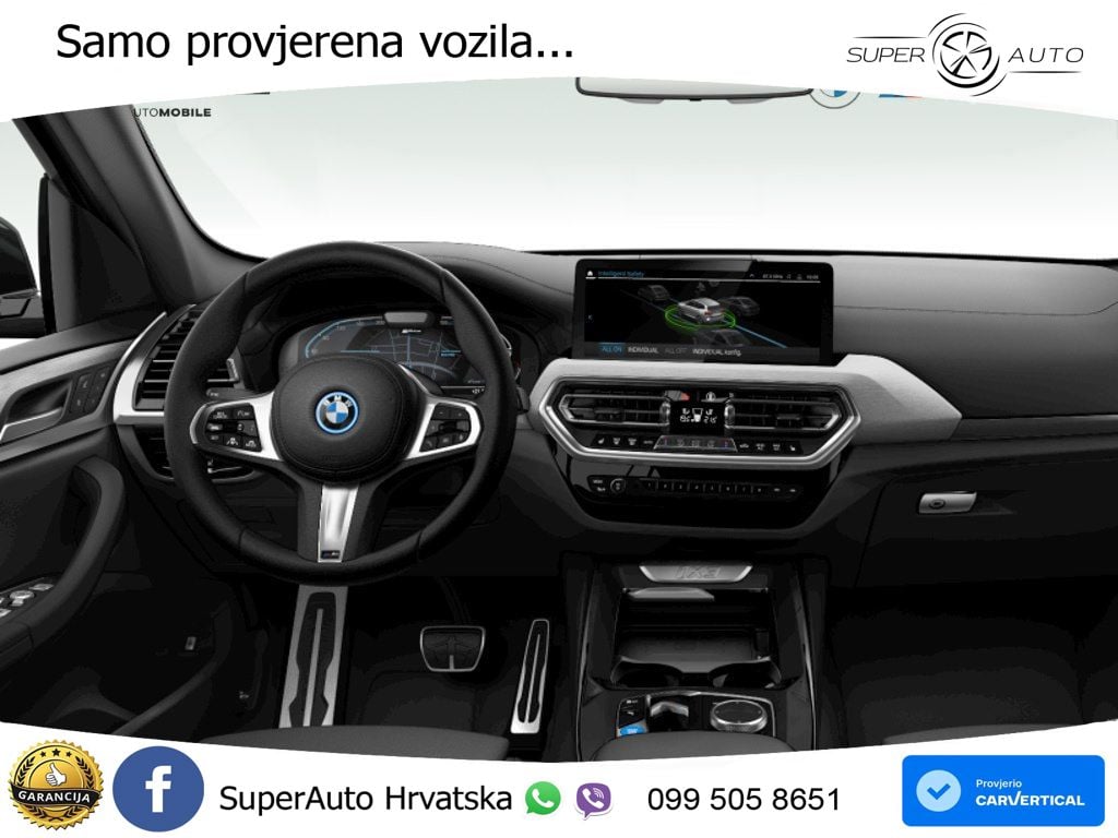 BMW iX3 80 kWh (286 KS) M Sport LED+GR SJED+ACC
