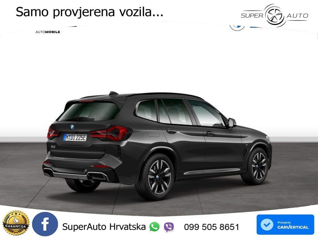 BMW iX3 80 kWh (286 KS) M Sport LED+GR SJED+ACC