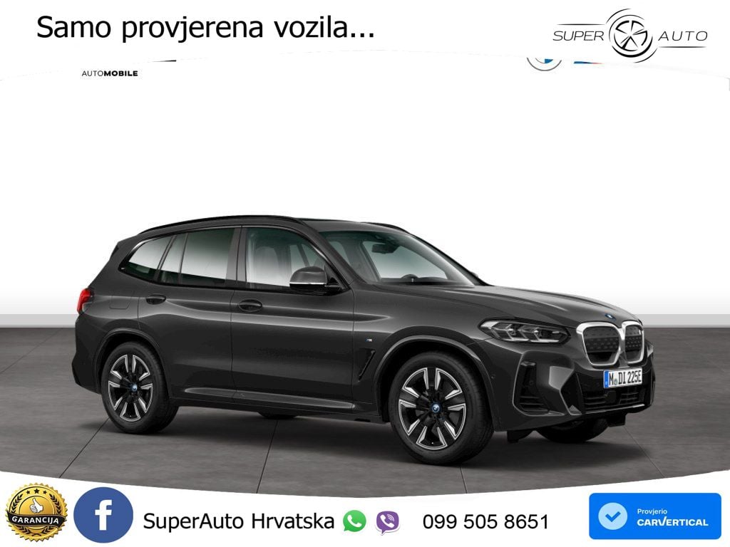 BMW iX3 80 kWh (286 KS) M Sport LED+GR SJED+ACC