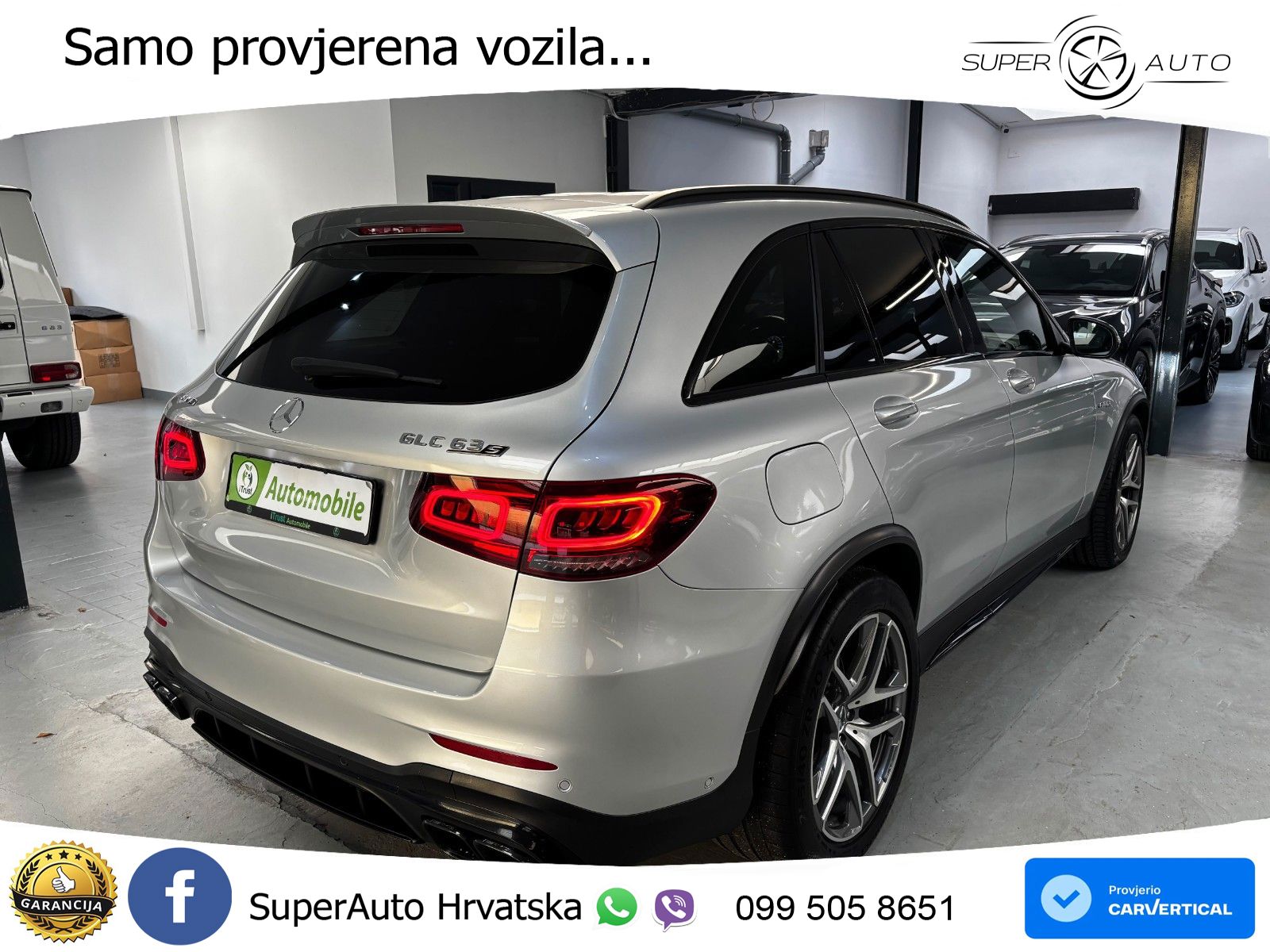 Mercedes AMG GLC 63 S V8 (510 KS) 4MATIC+ MCT ACC+HEAD+GR SJED+360+PANO