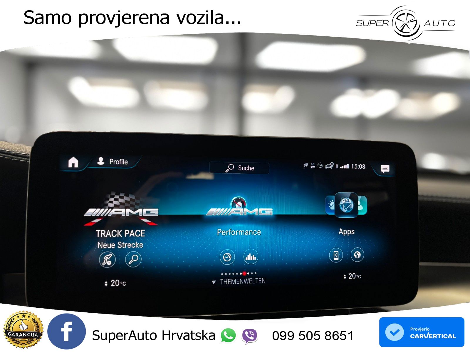 Mercedes AMG GLC 63 S V8 (510 KS) 4MATIC+ MCT ACC+HEAD+GR SJED+360+PANO