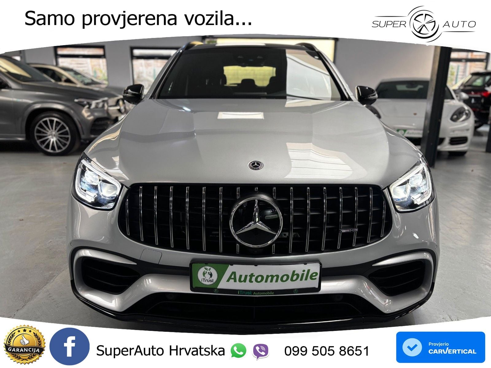 Mercedes AMG GLC 63 S V8 (510 KS) 4MATIC+ MCT ACC+HEAD+GR SJED+360+PANO