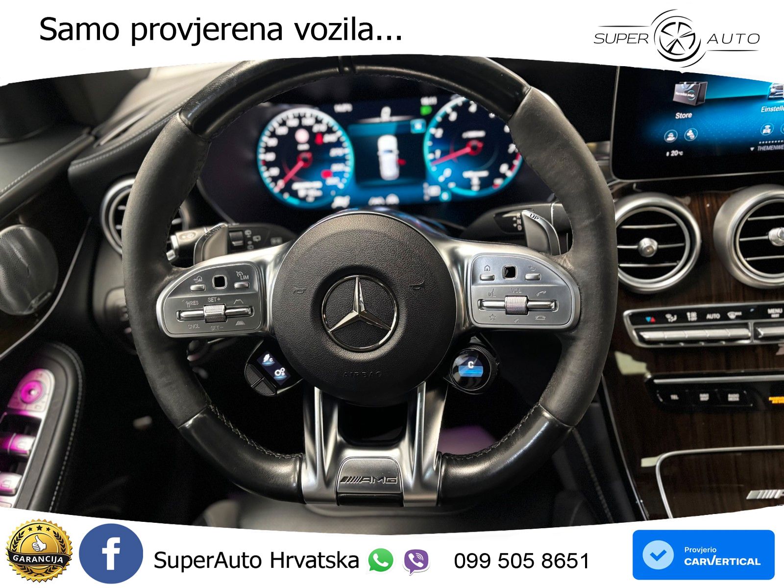 Mercedes AMG GLC 63 S V8 (510 KS) 4MATIC+ MCT ACC+HEAD+GR SJED+360+PANO