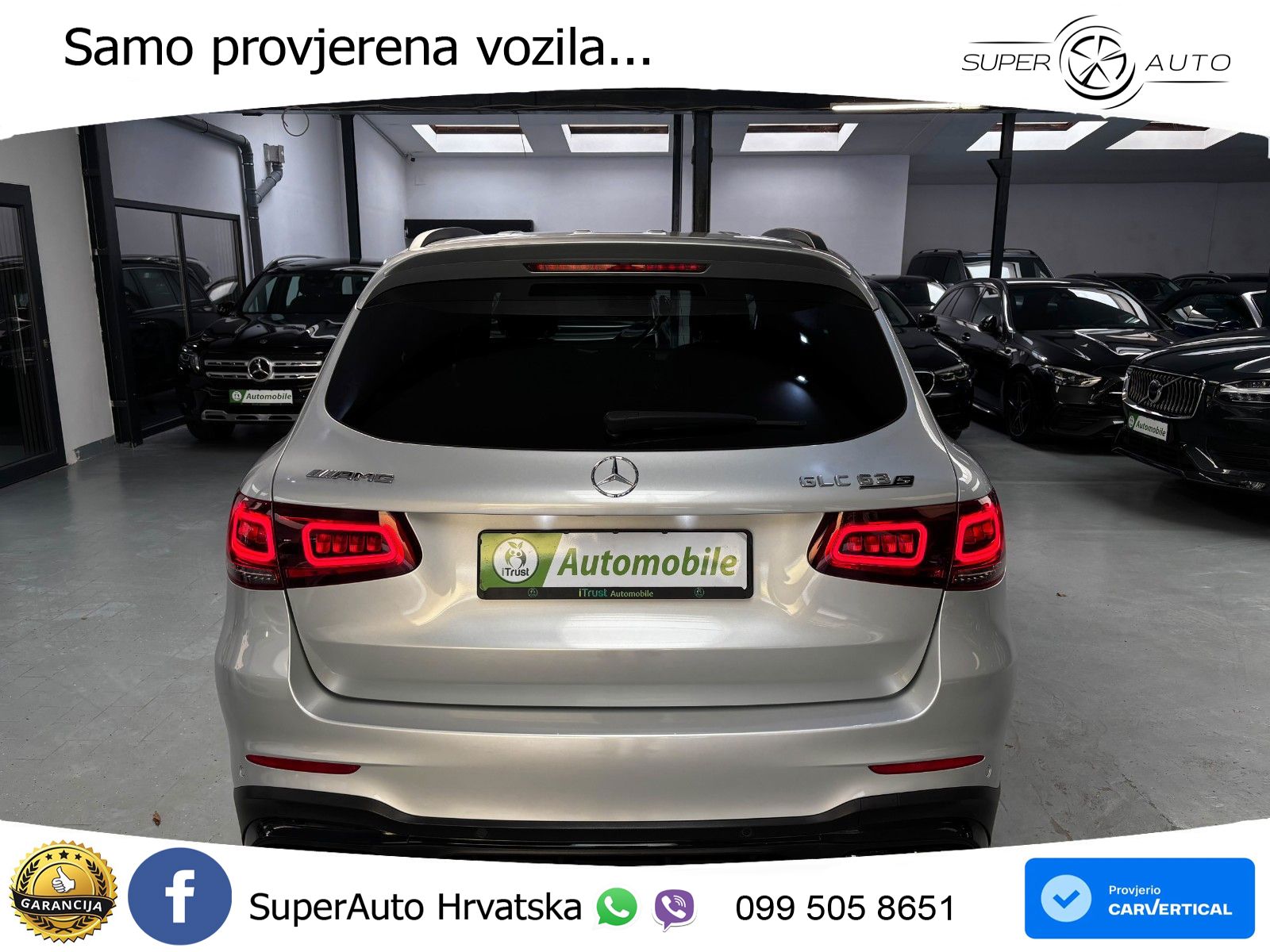 Mercedes AMG GLC 63 S V8 (510 KS) 4MATIC+ MCT ACC+HEAD+GR SJED+360+PANO
