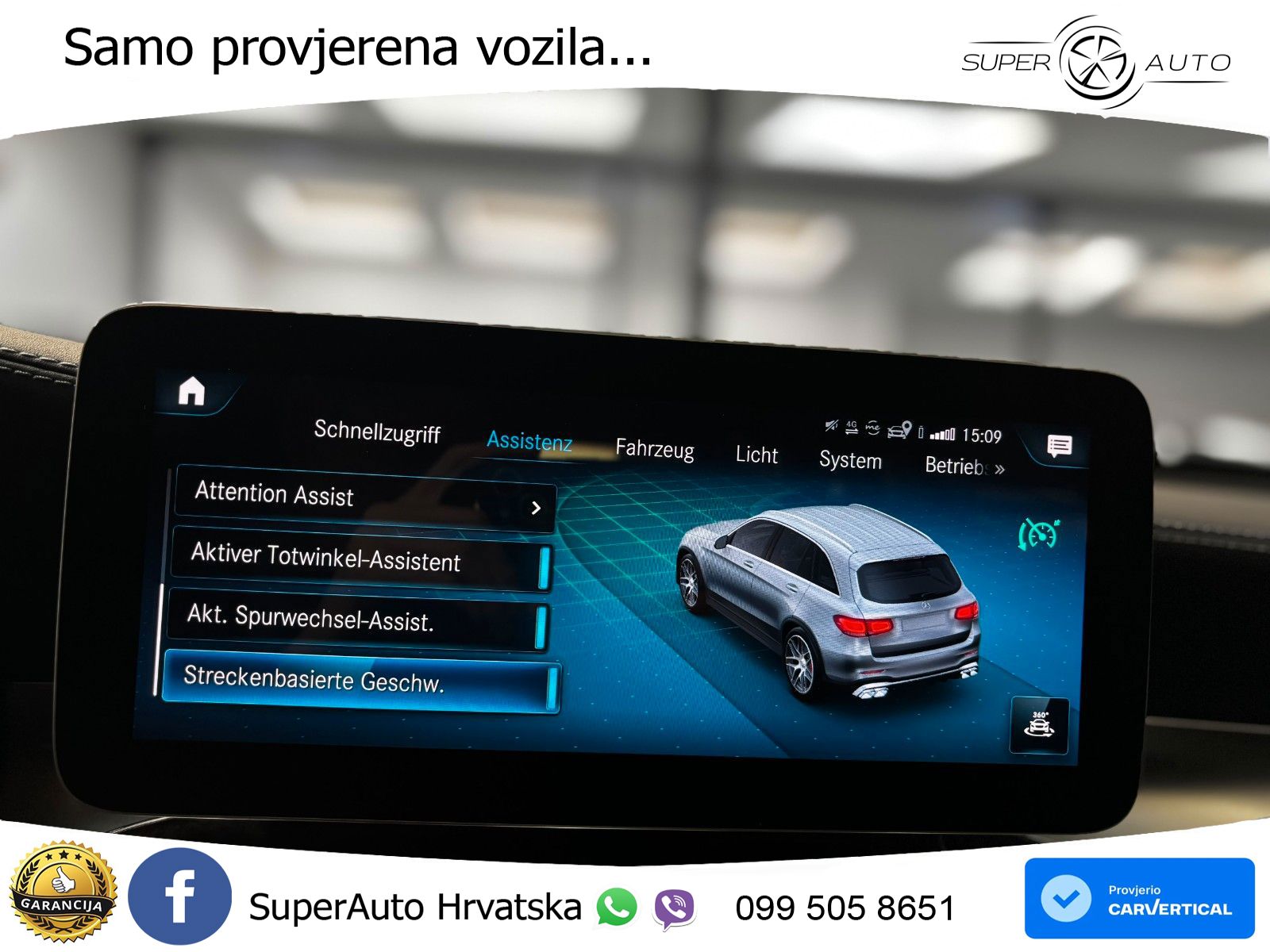 Mercedes AMG GLC 63 S V8 (510 KS) 4MATIC+ MCT ACC+HEAD+GR SJED+360+PANO