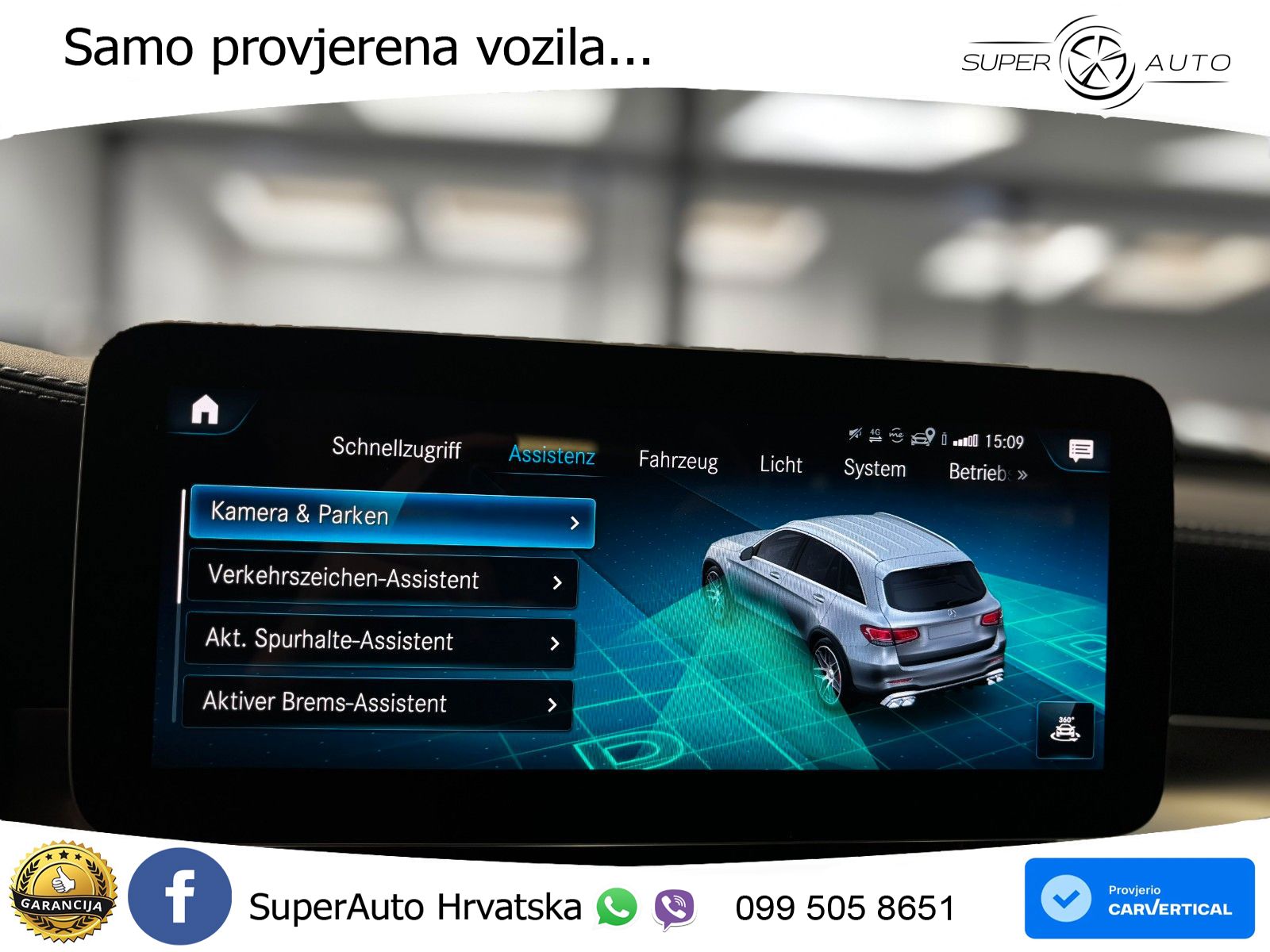 Mercedes AMG GLC 63 S V8 (510 KS) 4MATIC+ MCT ACC+HEAD+GR SJED+360+PANO