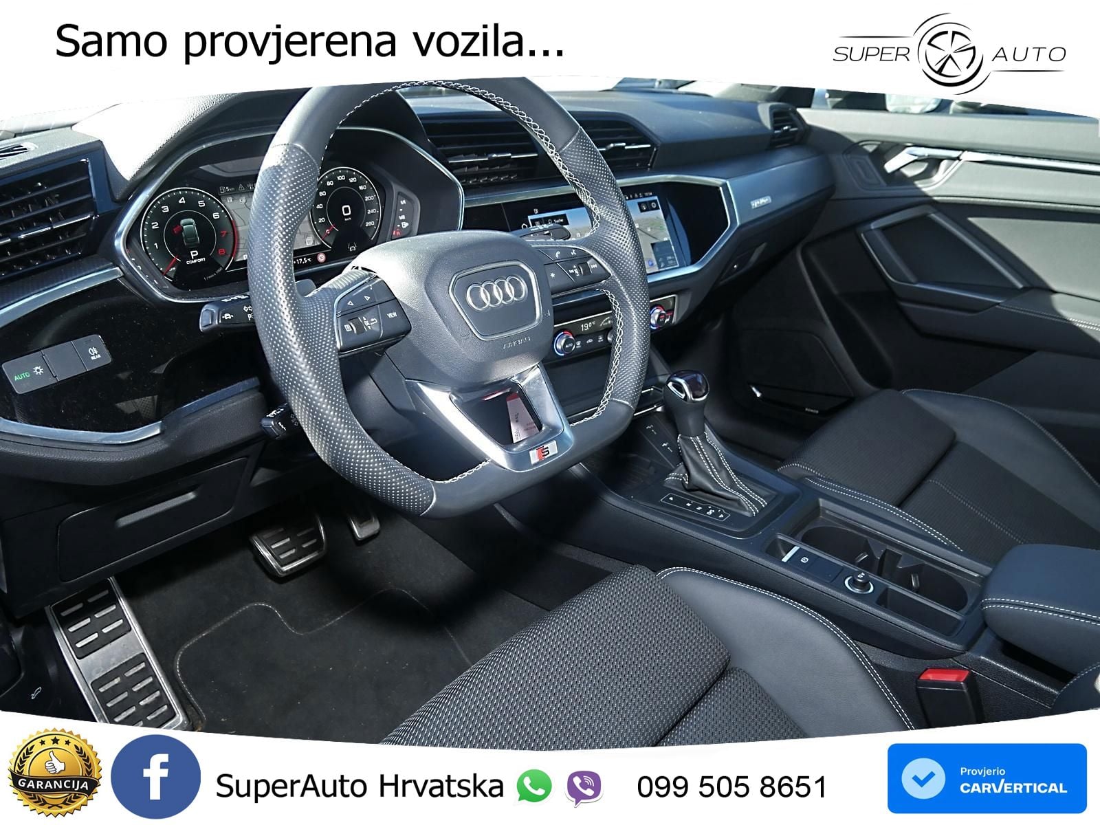 Audi Q3 Sportback 45 TFSI (245 KS) quattro S tronic 2x S line LED+GR SJED+ACC