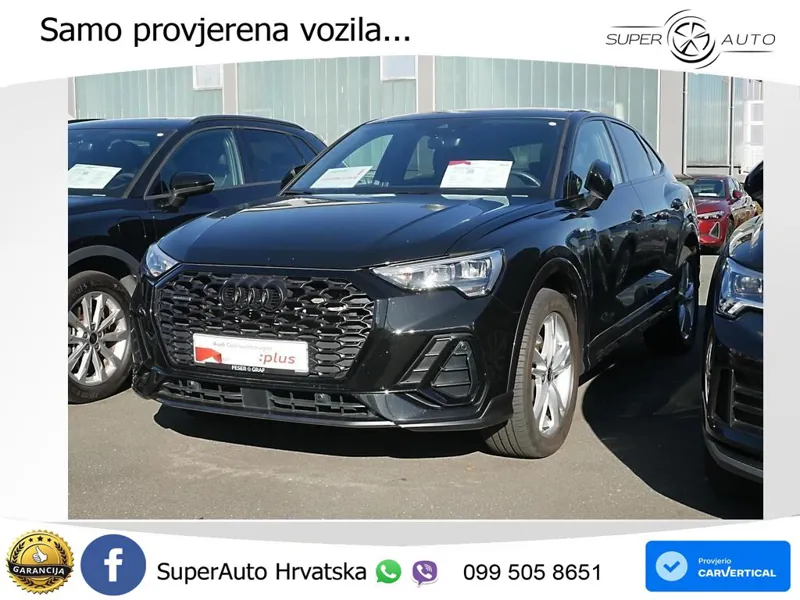 Audi Q3 Sportback 45 TFSI (245 KS) quattro S tronic 2x S line LED+GR SJED+ACC