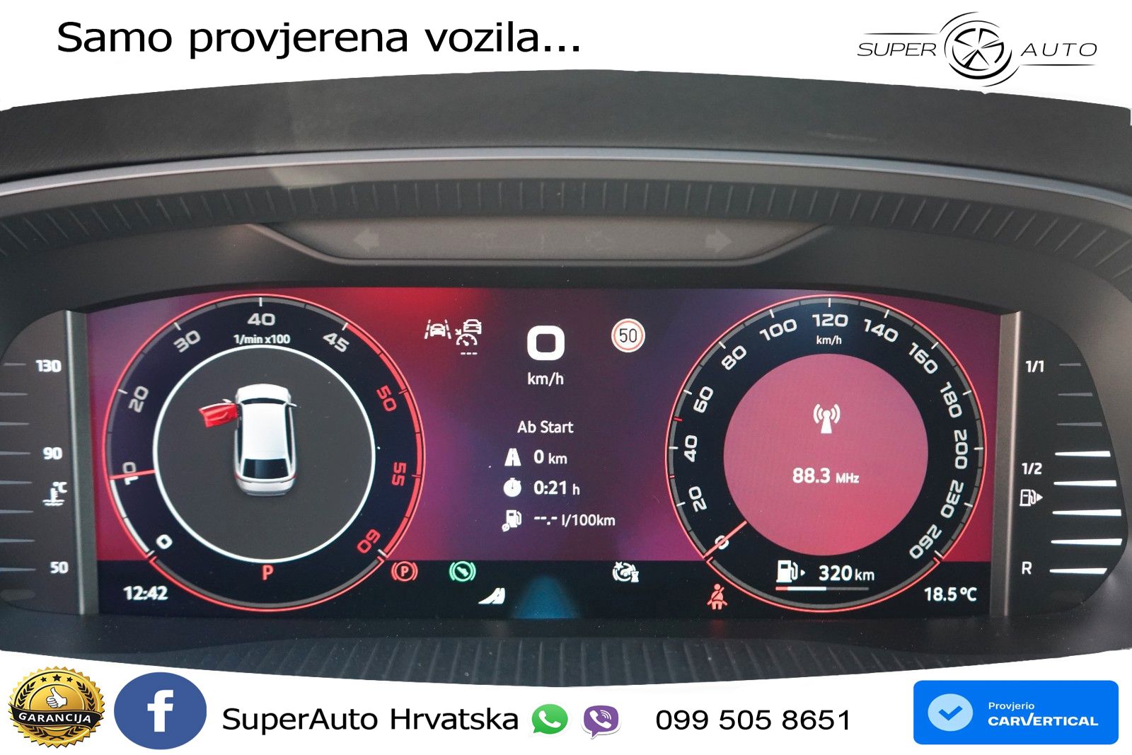 Škoda Octavia Combi 2.0 TDI (150 KS) DSG SportLine LED+GR SJED+ACC
