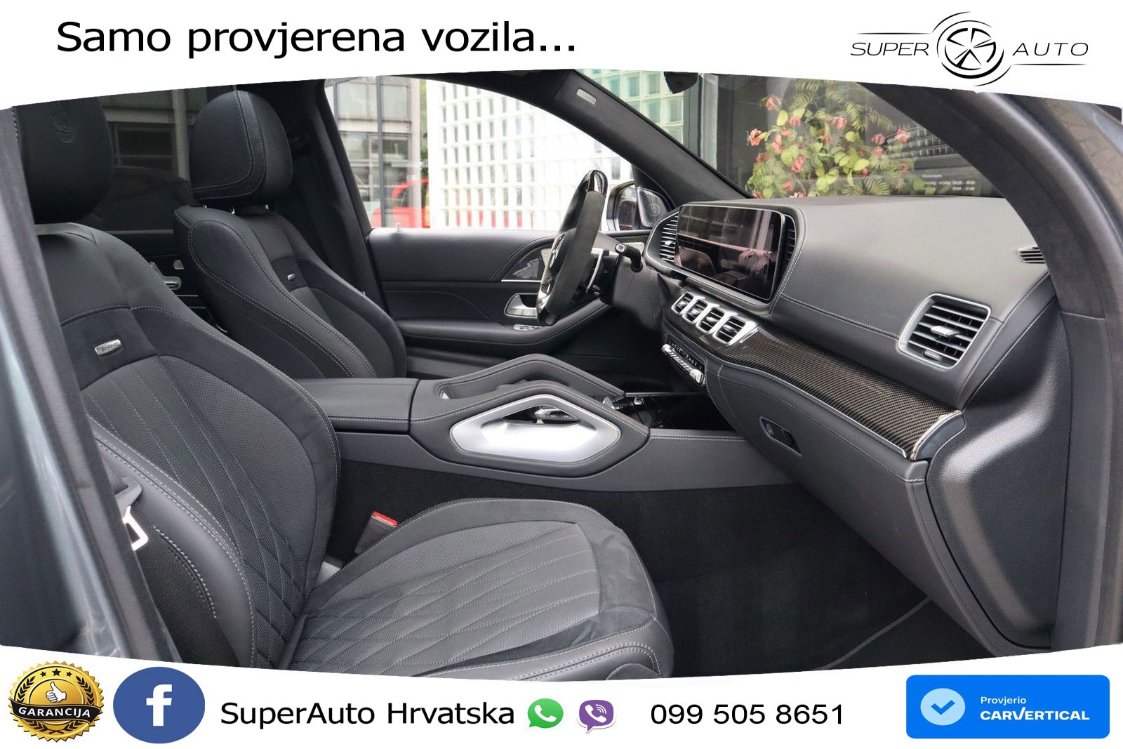Mercedes AMG GLE 63 S V8 (612 KS) EQ Boost 4MATIC+ AMG SPEEDSHIFT TCT 9G ZRAČNI+ACC+GR SJED+KAM+PANO