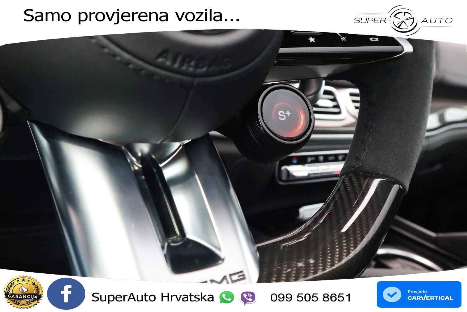 Mercedes AMG GLE 63 S V8 (612 KS) EQ Boost 4MATIC+ AMG SPEEDSHIFT TCT 9G ZRAČNI+ACC+GR SJED+KAM+PANO