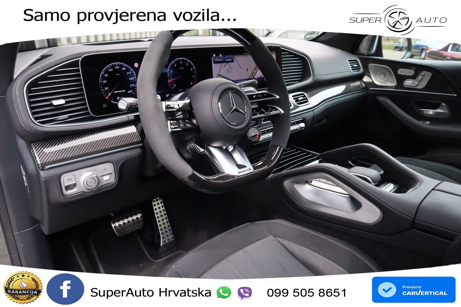 Mercedes AMG GLE 63 S V8 (612 KS) EQ Boost 4MATIC+ AMG SPEEDSHIFT TCT 9G ZRAČNI+ACC+GR SJED+KAM+PANO